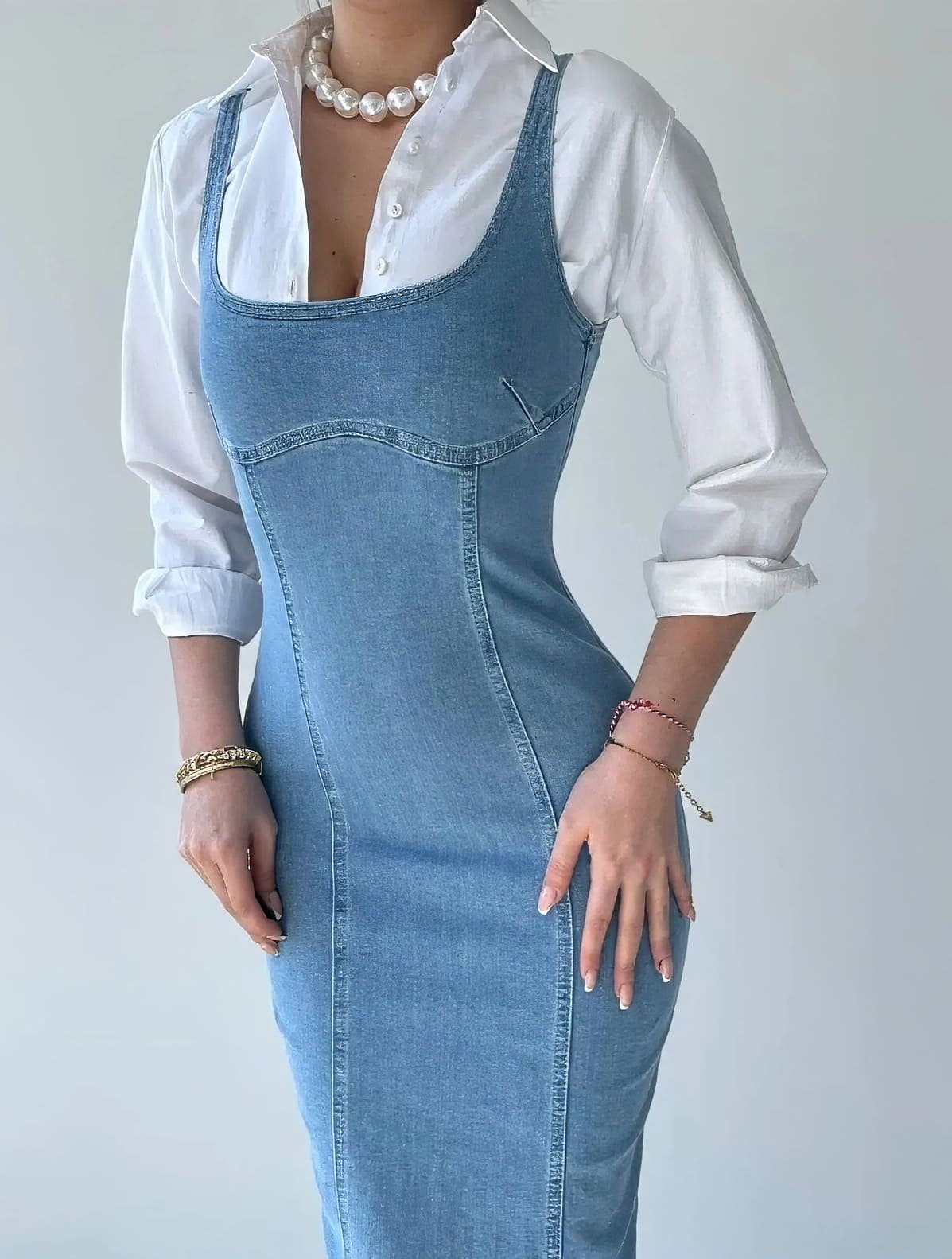 Robe en denim - Bluora