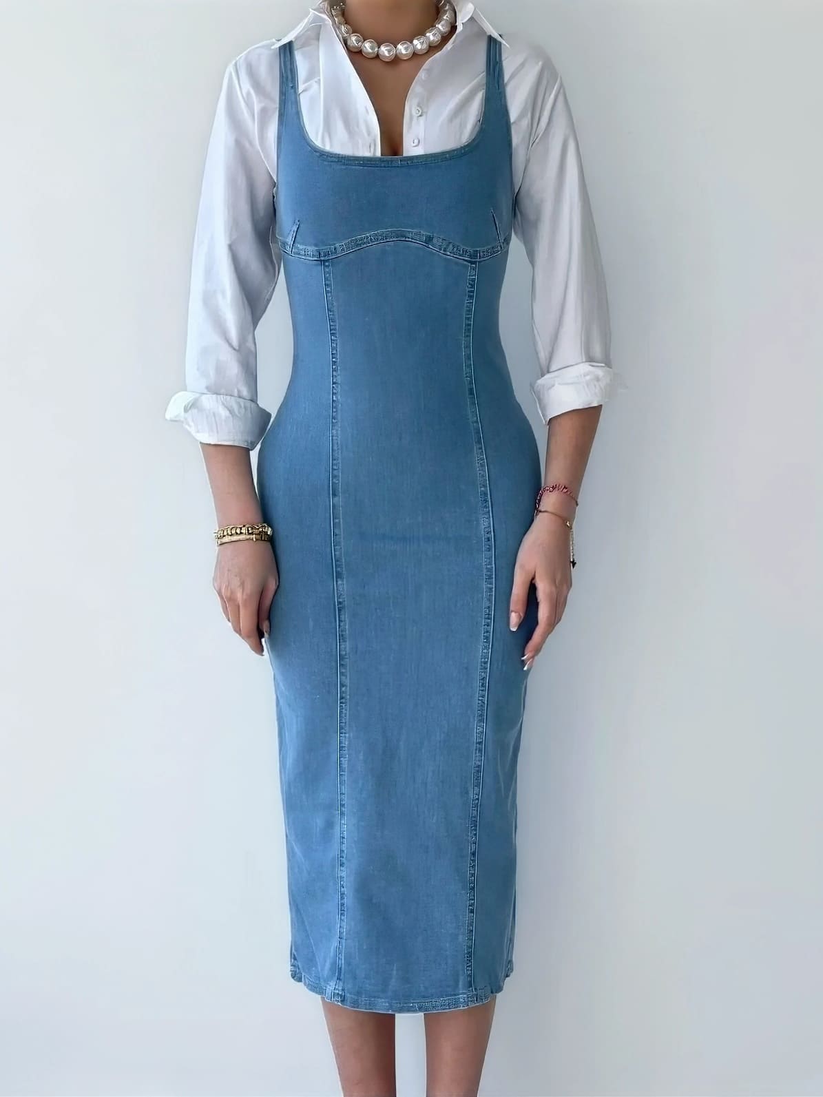 Robe en denim - Bluora